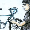 偷脚踏车 steal bicycle