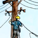 修理电线 electric repair